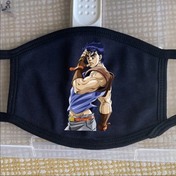 JoJo's Jonathan Joestar Anime Face Mask - Picture 1 of 2